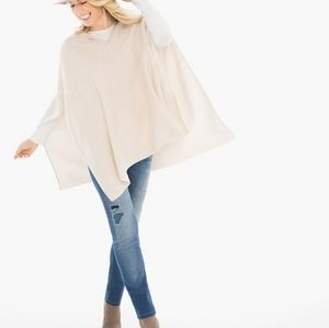 NWT Cashmere Cotton Poncho